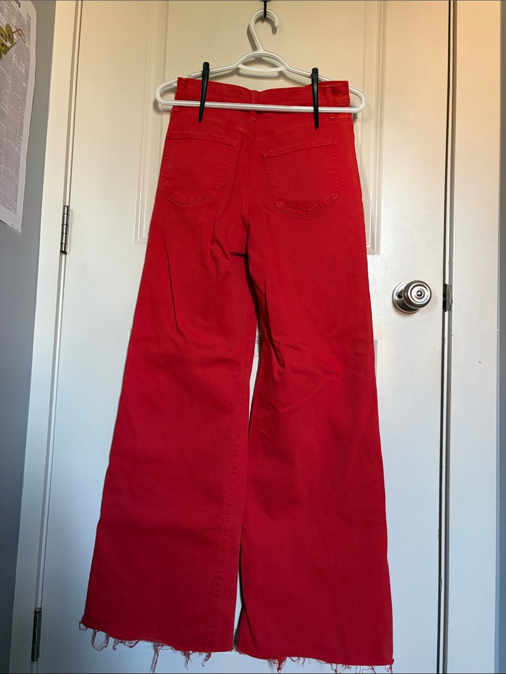 Women’s Red Wide-Leg DAZE Jeans - Picture 2 of 3